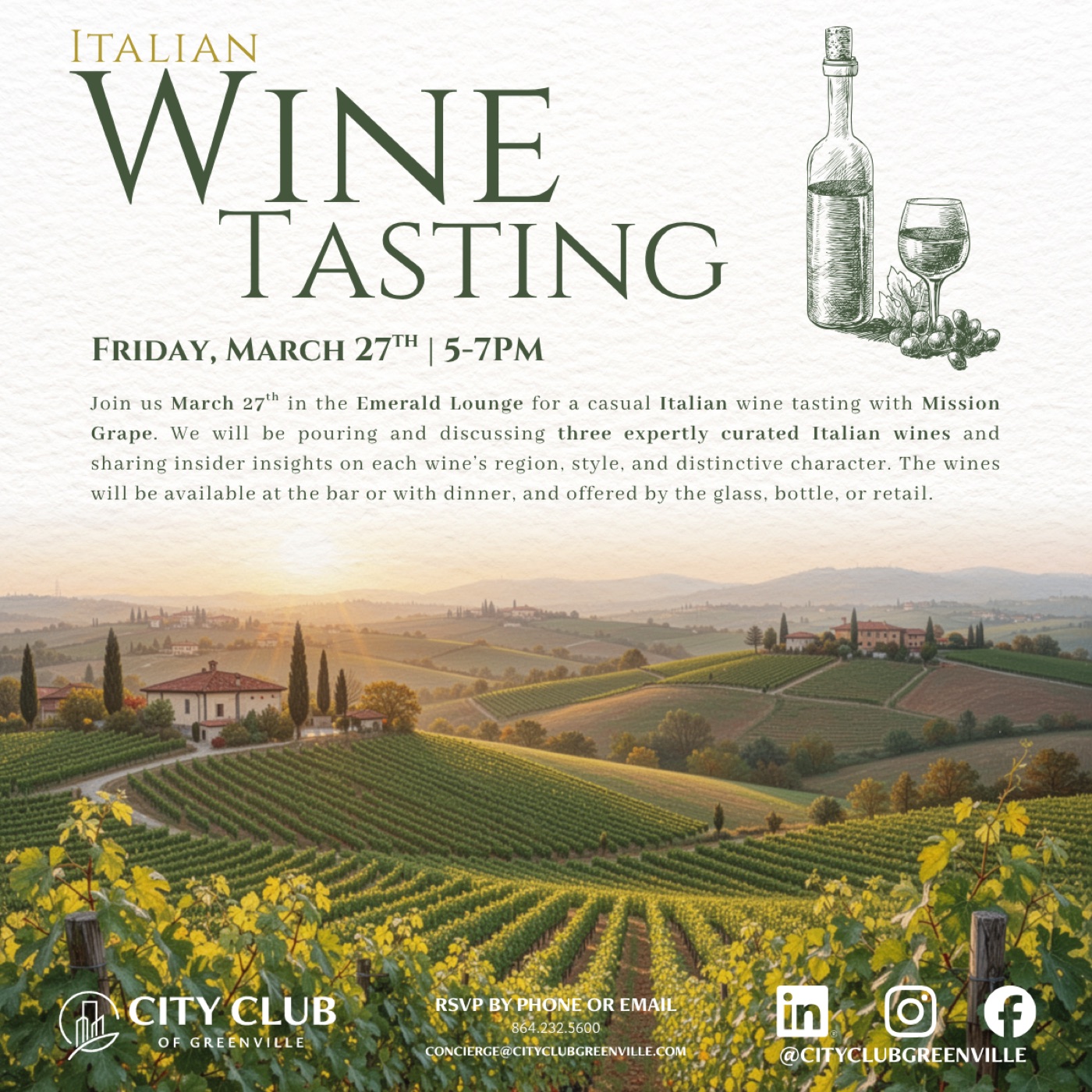 Italian Wine Tasting